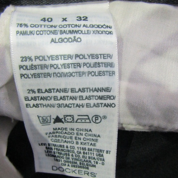 NEW Dockers Comfort Khaki Gray Size 40